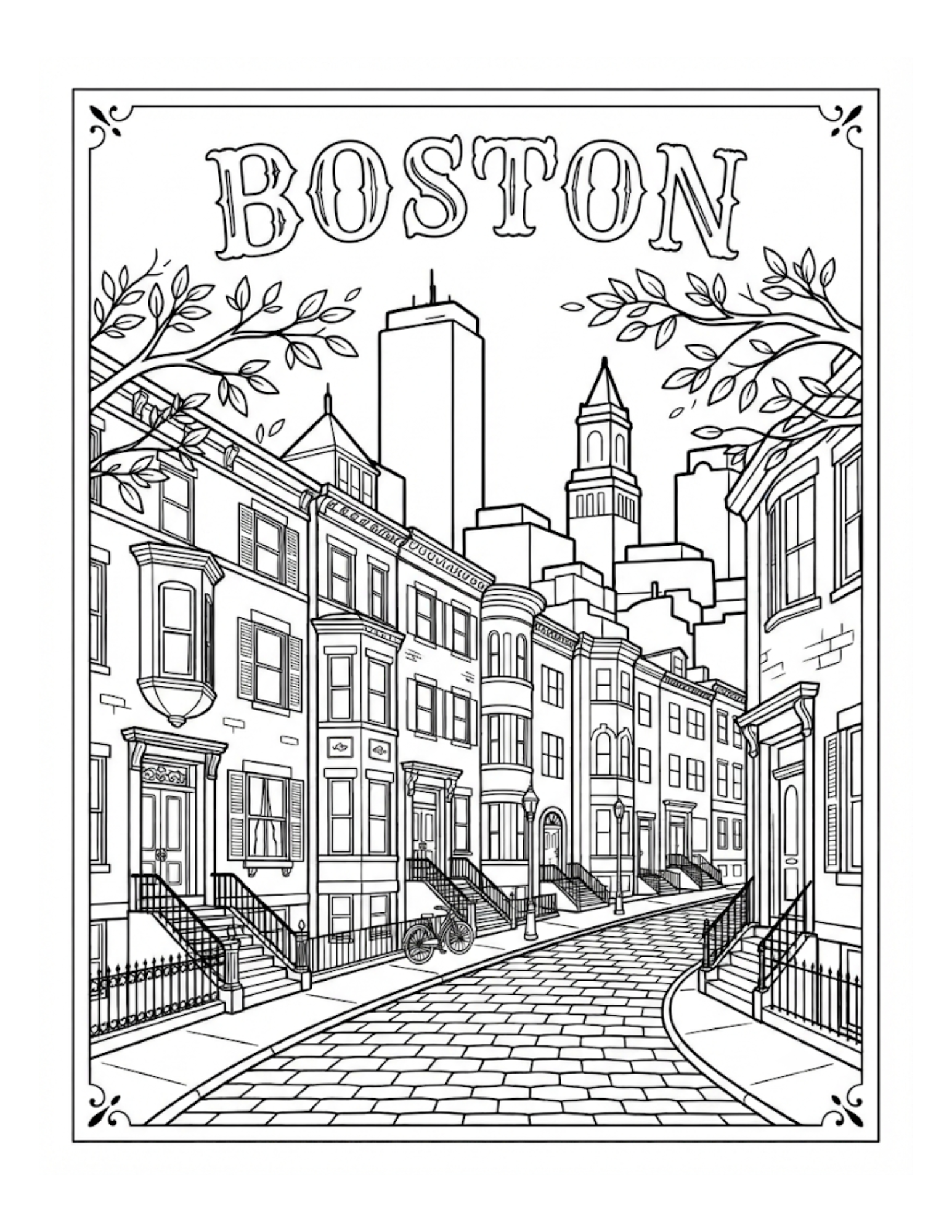 Interior page 2 from Postcards from the USA